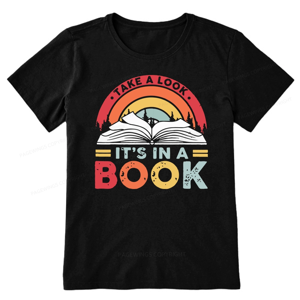 Pagewings Take a Look It's In a Book Unisex Classic T-shirt