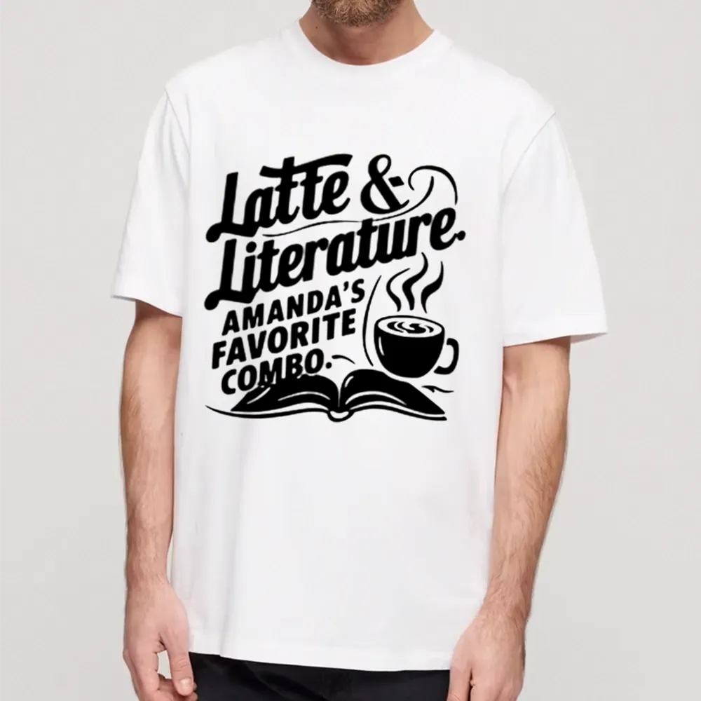 Pagewings Latte & Literature Amanda's Favorite Combo Unisex Classic T-shirt