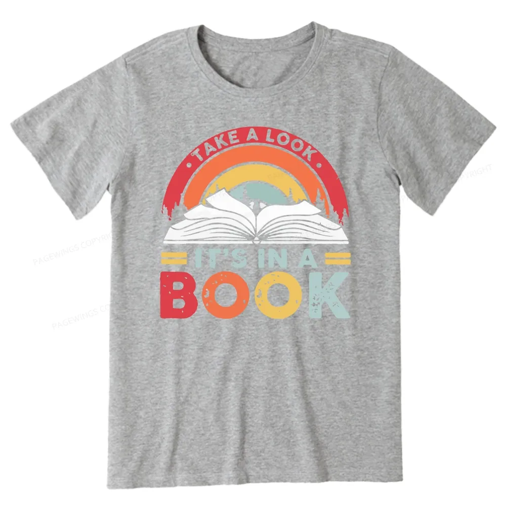 Pagewings Take a Look It's In a Book Unisex Classic T-shirt