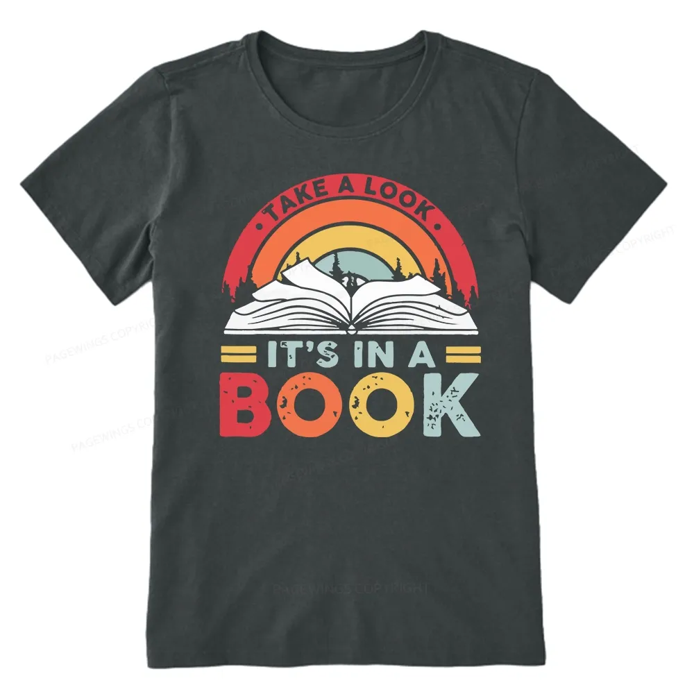 Pagewings Take a Look It's In a Book Unisex Classic T-shirt