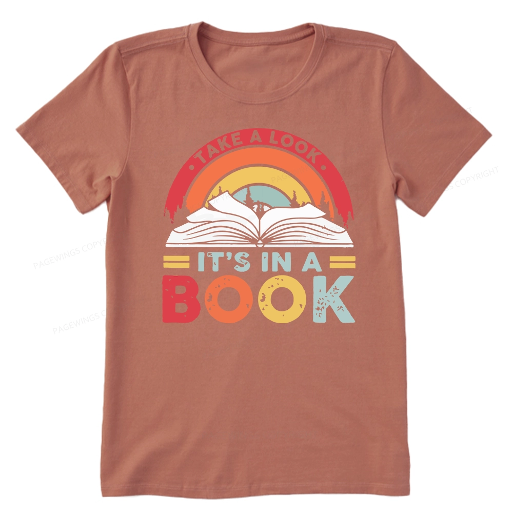 Pagewings Take a Look It's In a Book Unisex Classic T-shirt