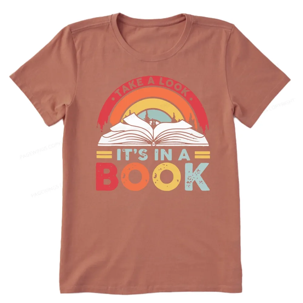 Pagewings Take a Look It's In a Book Unisex Classic T-shirt