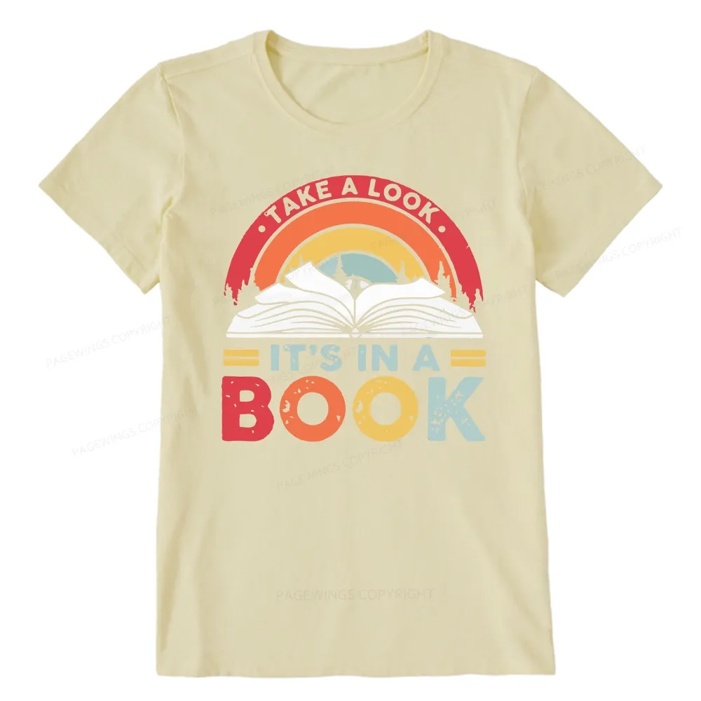 Pagewings Take a Look It's In a Book Unisex Classic T-shirt
