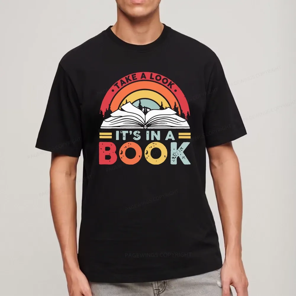 Pagewings Take a Look It's In a Book Unisex Classic T-shirt