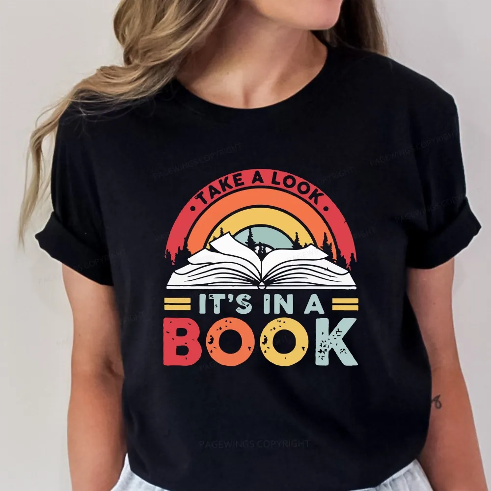 Pagewings Take a Look It's In a Book Unisex Classic T-shirt