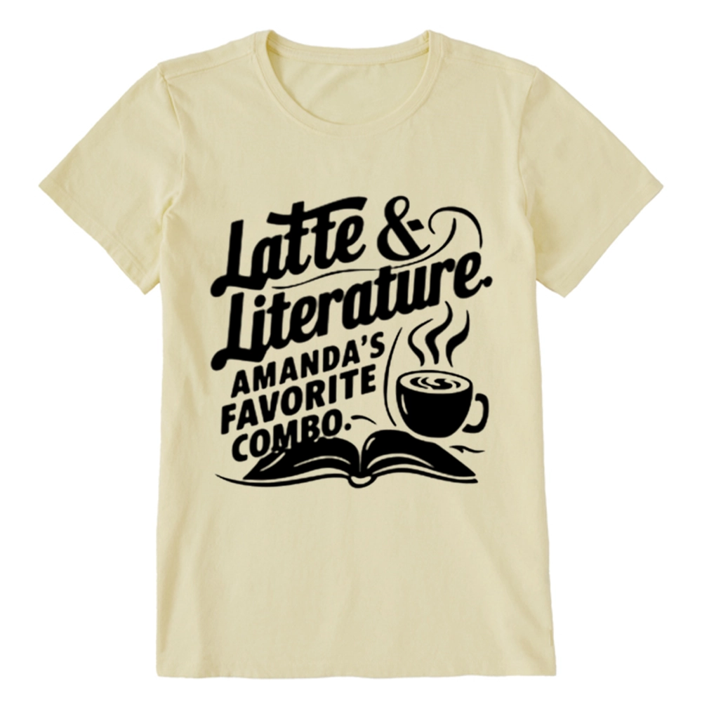 Pagewings Latte & Literature Amanda's Favorite Combo Unisex Classic T-shirt