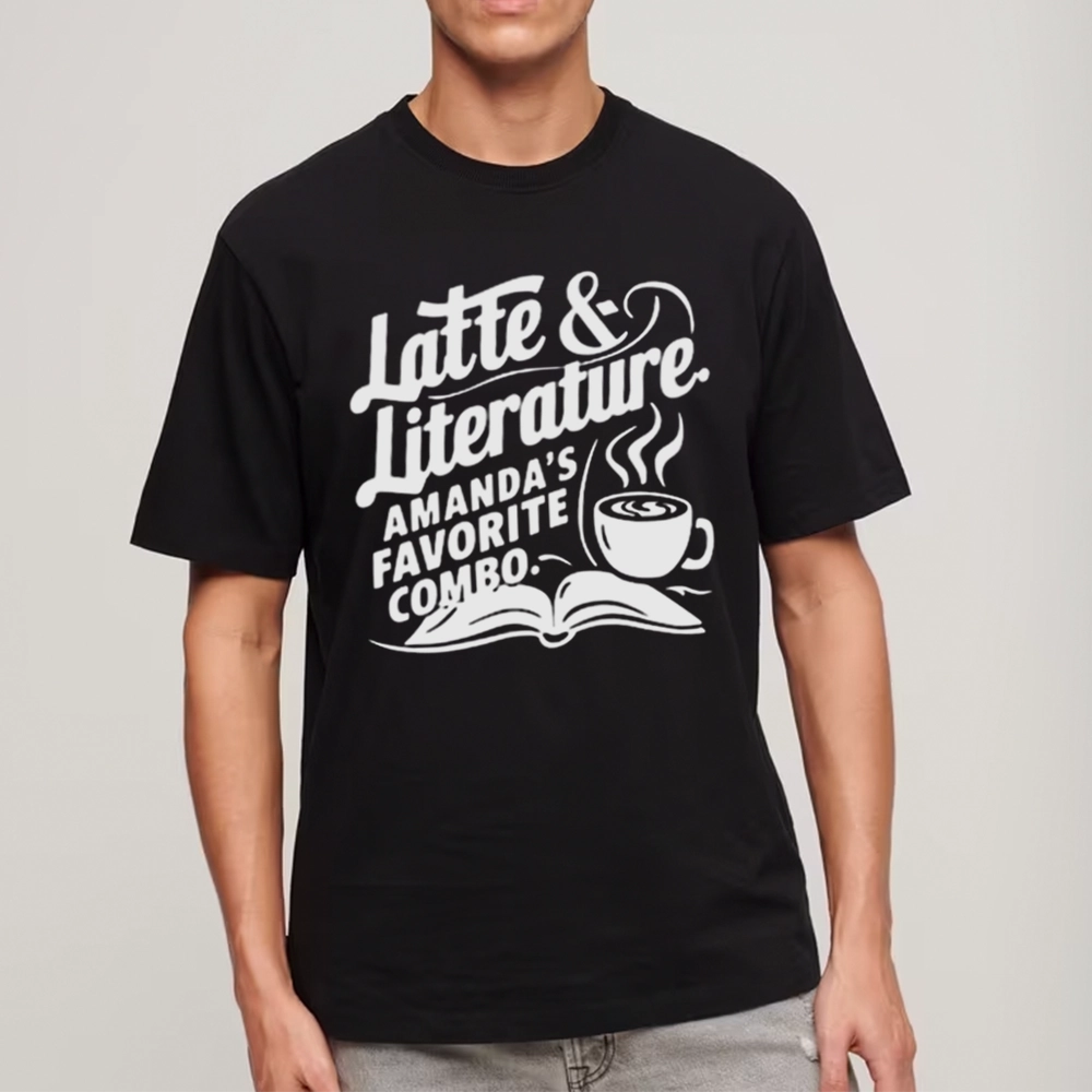 Pagewings Latte & Literature Amanda's Favorite Combo Unisex Classic T-shirt