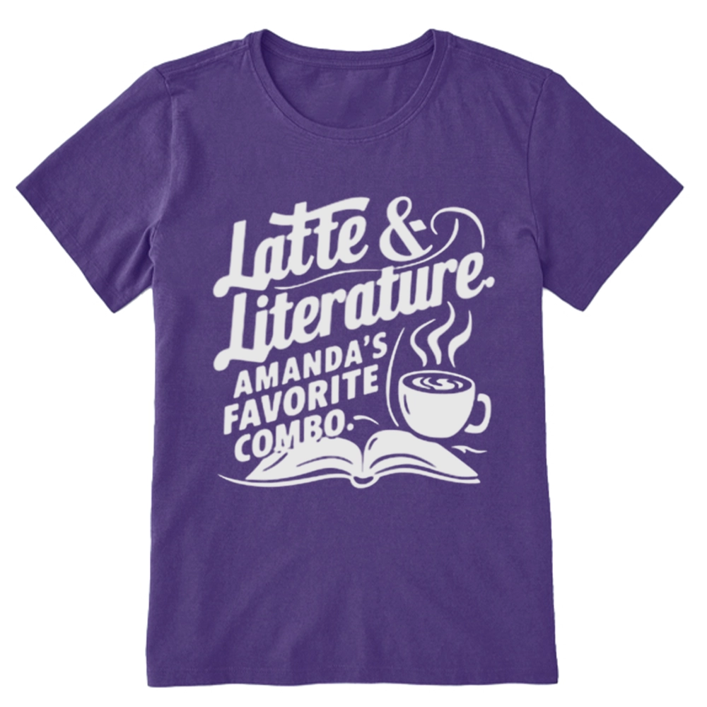 Pagewings Latte & Literature Amanda's Favorite Combo Unisex Classic T-shirt