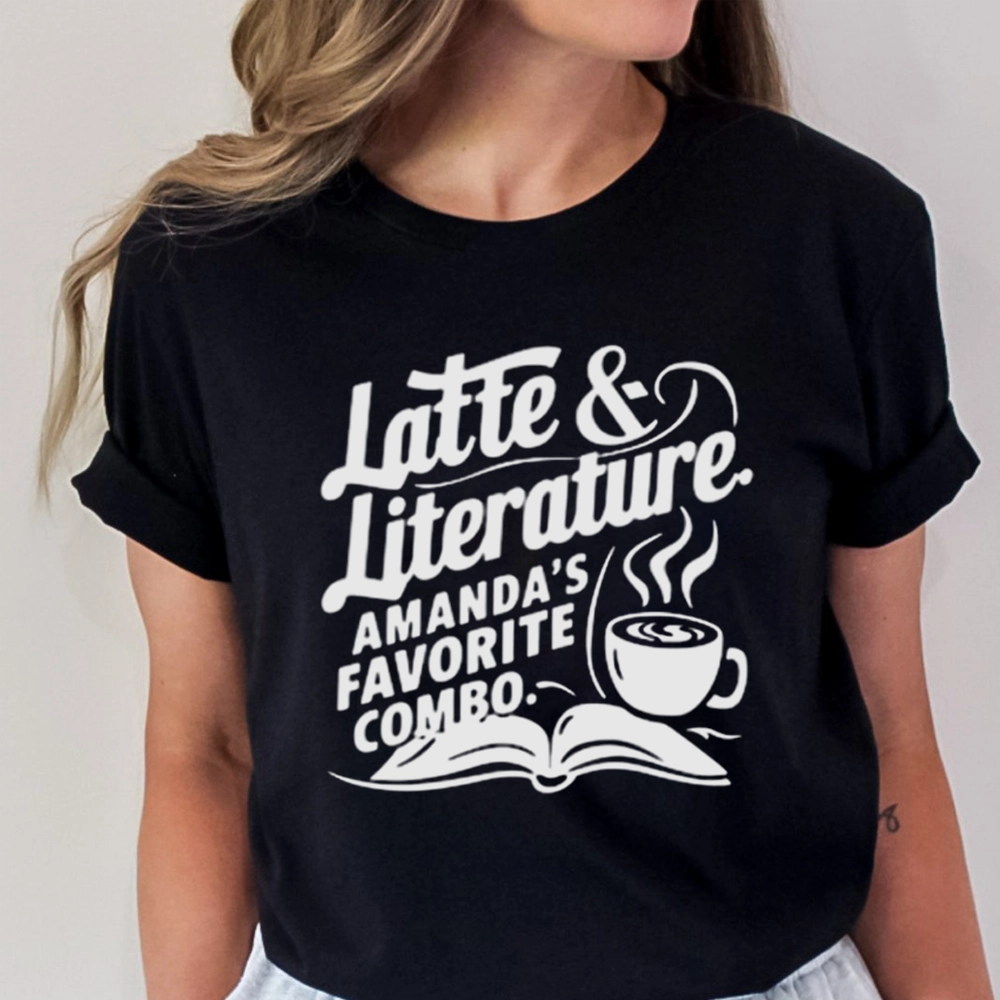 Pagewings Latte & Literature Amanda's Favorite Combo Unisex Classic T-shirt