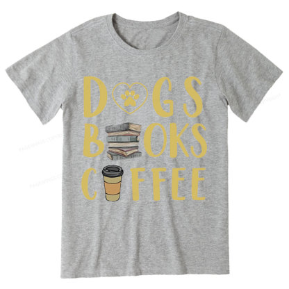 Pagewing Dogs, Books, Coffee Unisex Classic T-shirt