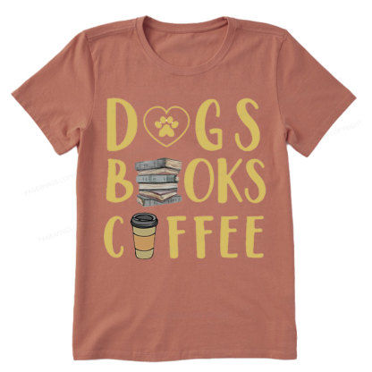 Pagewing Dogs, Books, Coffee Unisex Classic T-shirt