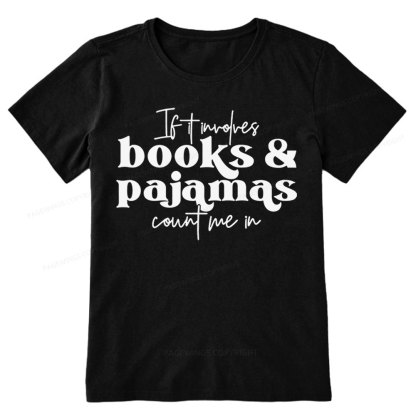 Pagewings Involves Books And Pajamas Count Me Unisex Classic T-shirt