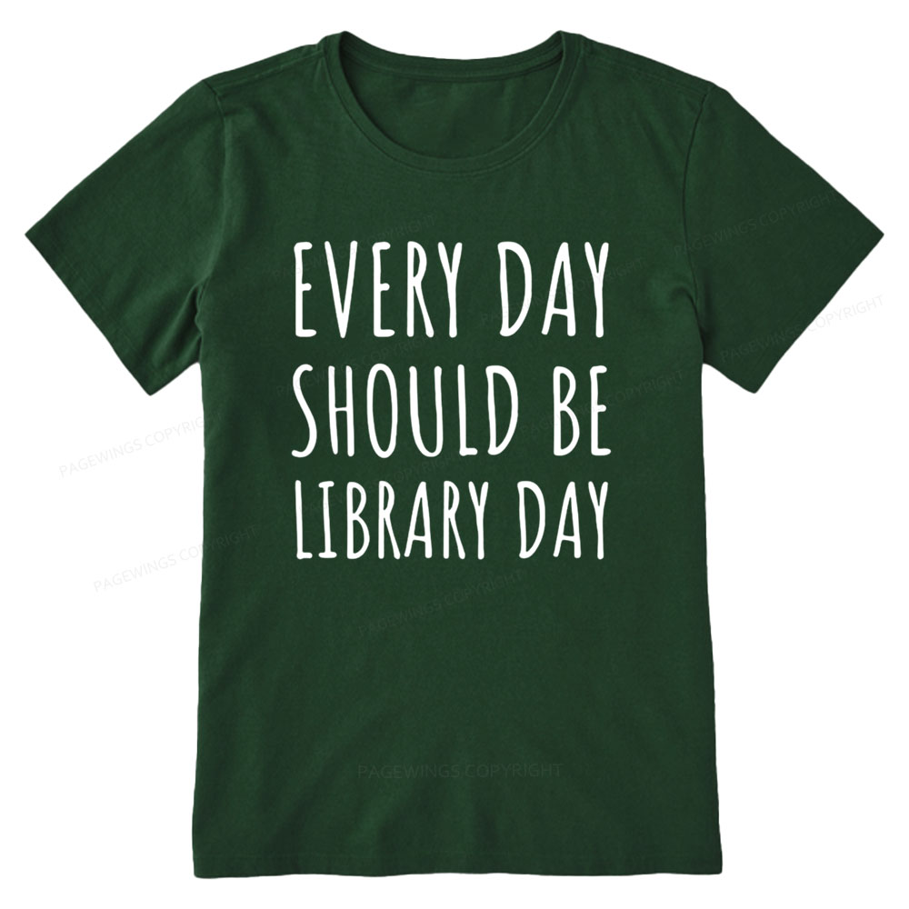 Pagewings Library Day Media Specialist Unisex Classic T-shirt