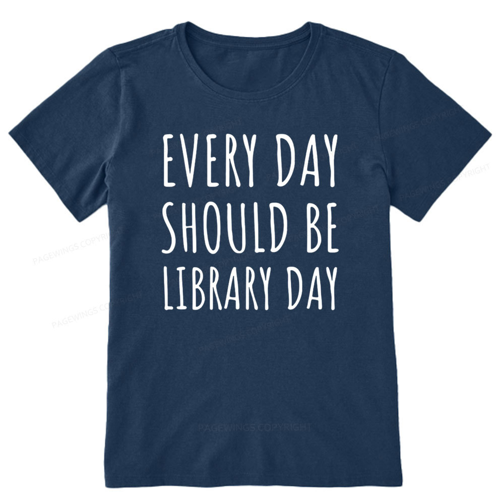 Pagewings Library Day Media Specialist Unisex Classic T-shirt