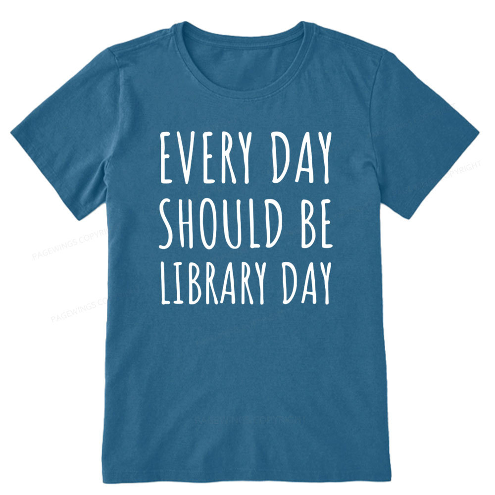 Pagewings Library Day Media Specialist Unisex Classic T-shirt