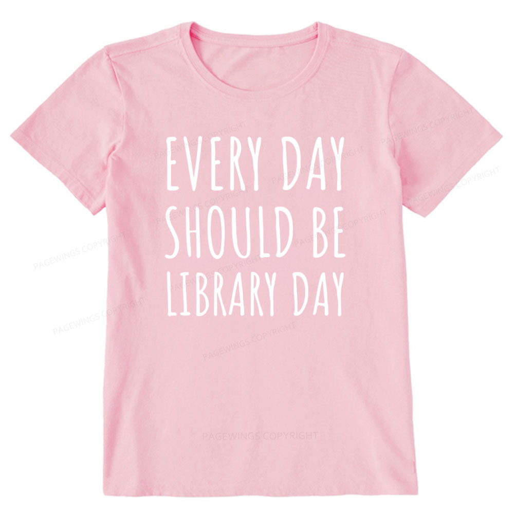 Pagewings Library Day Media Specialist Unisex Classic T-shirt