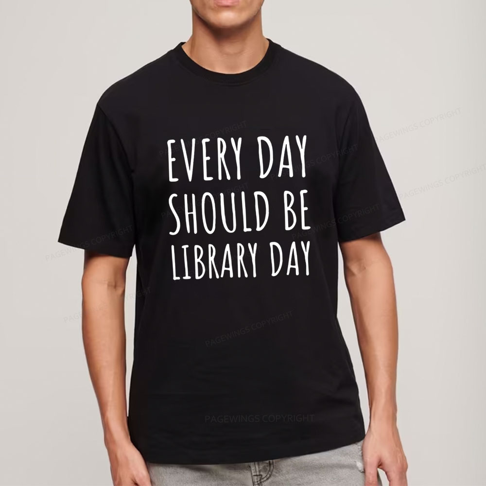 Pagewings Library Day Media Specialist Unisex Classic T-shirt