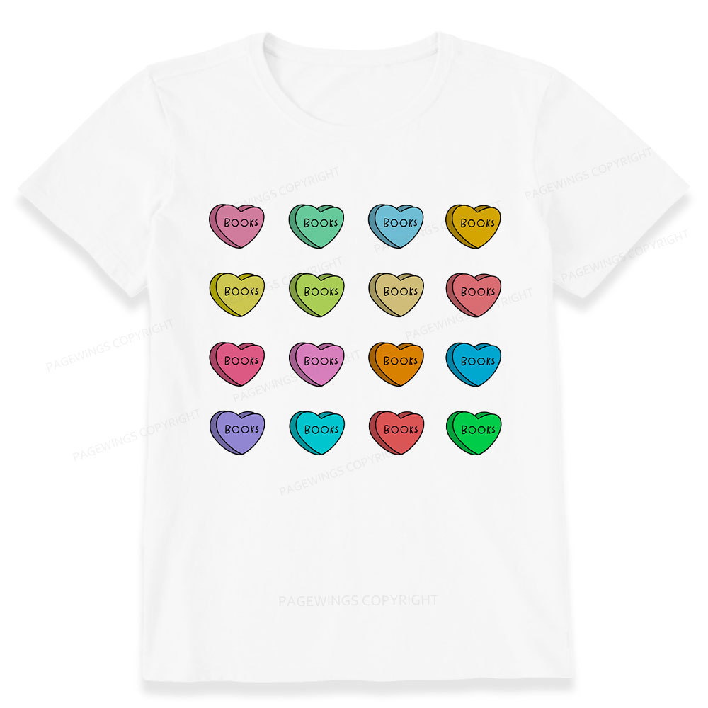 Pagewings Valentine's Day Librarian Unisex Classic T-shirt