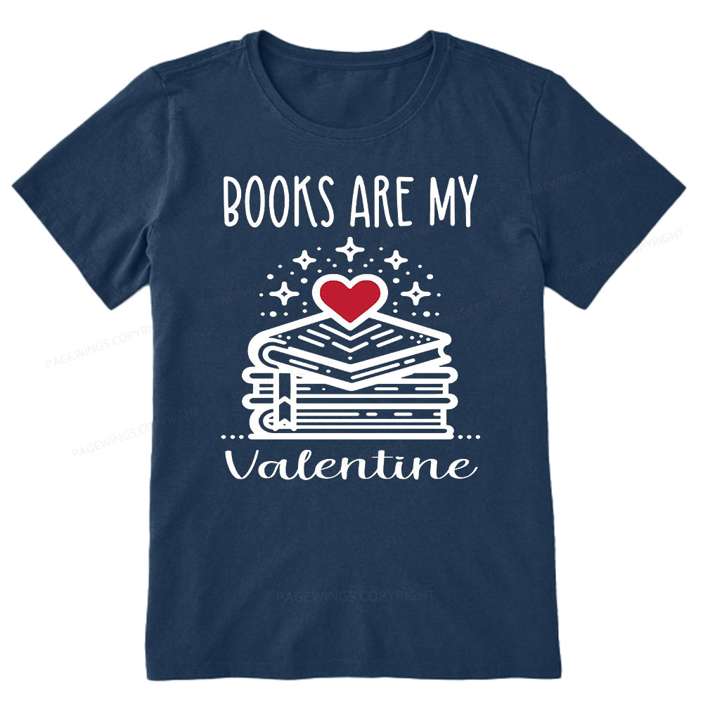 Pagewings Books are My Valentine Unisex Classic T-shirt