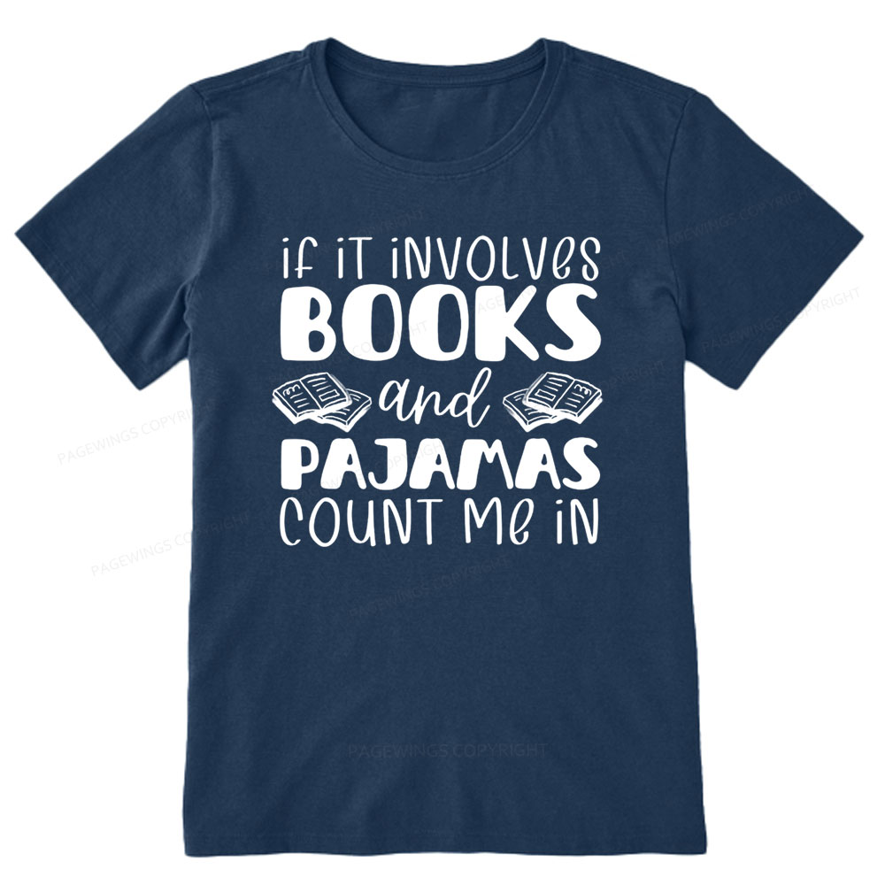 Pagewings Books And Pajamas Unisex Classic T-shirt