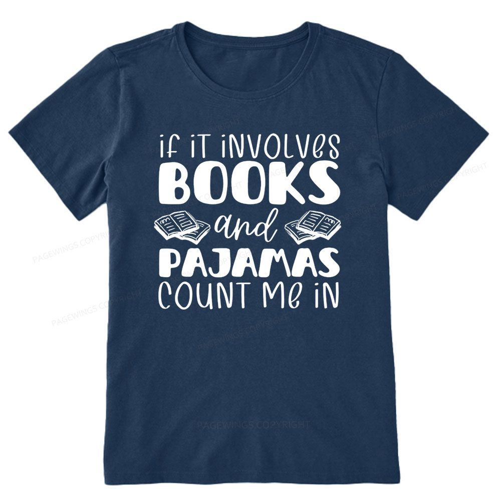 Pagewings Books And Pajamas Unisex Classic T-shirt