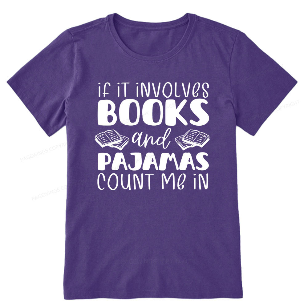 Pagewings Books And Pajamas Unisex Classic T-shirt