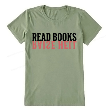 Pagewings Raise Hell Read Books  Unisex Classic T-shirt