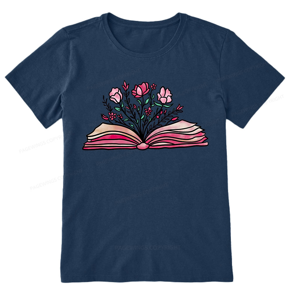 Pagewings Booktrovert Definition Funny Book Lover Png Unisex Classic T-shirt