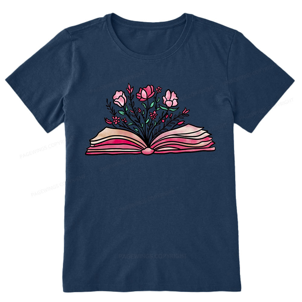 Pagewings Booktrovert Definition Funny Book Lover Png Unisex Classic T-shirt