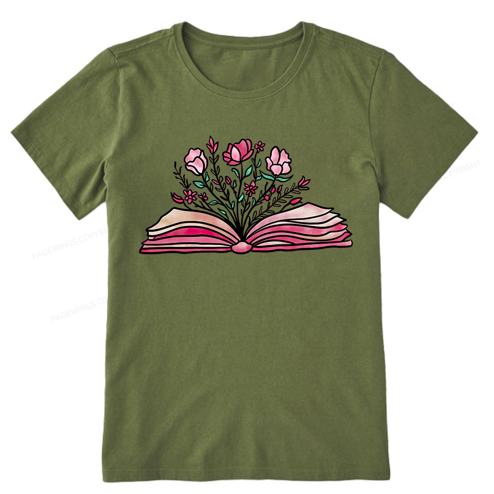 Pagewings Booktrovert Definition Funny Book Lover Png Unisex Classic T-shirt