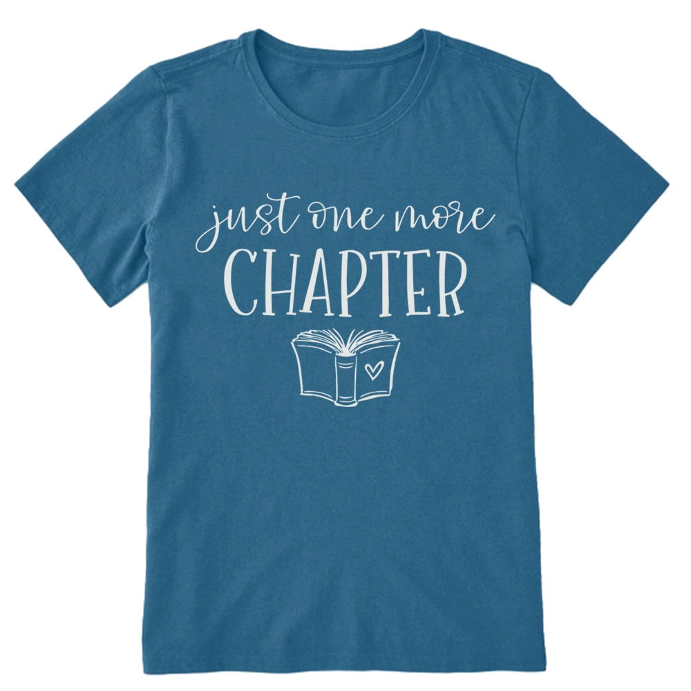 Pagewings Just One More Chapter Reading Book Unisex Classic T-shirt
