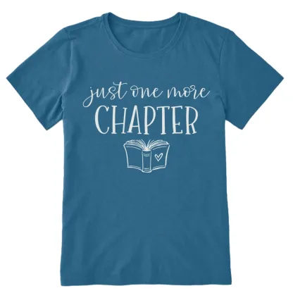 Pagewings Just One More Chapter Reading Book Unisex Classic T-shirt