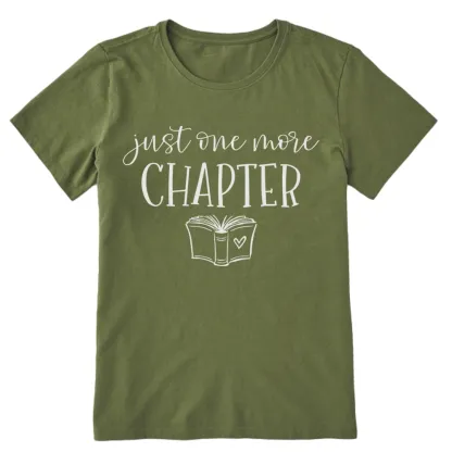 Pagewings Just One More Chapter Reading Book Unisex Classic T-shirt