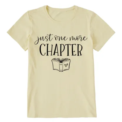 Pagewings Just One More Chapter Reading Book Unisex Classic T-shirt