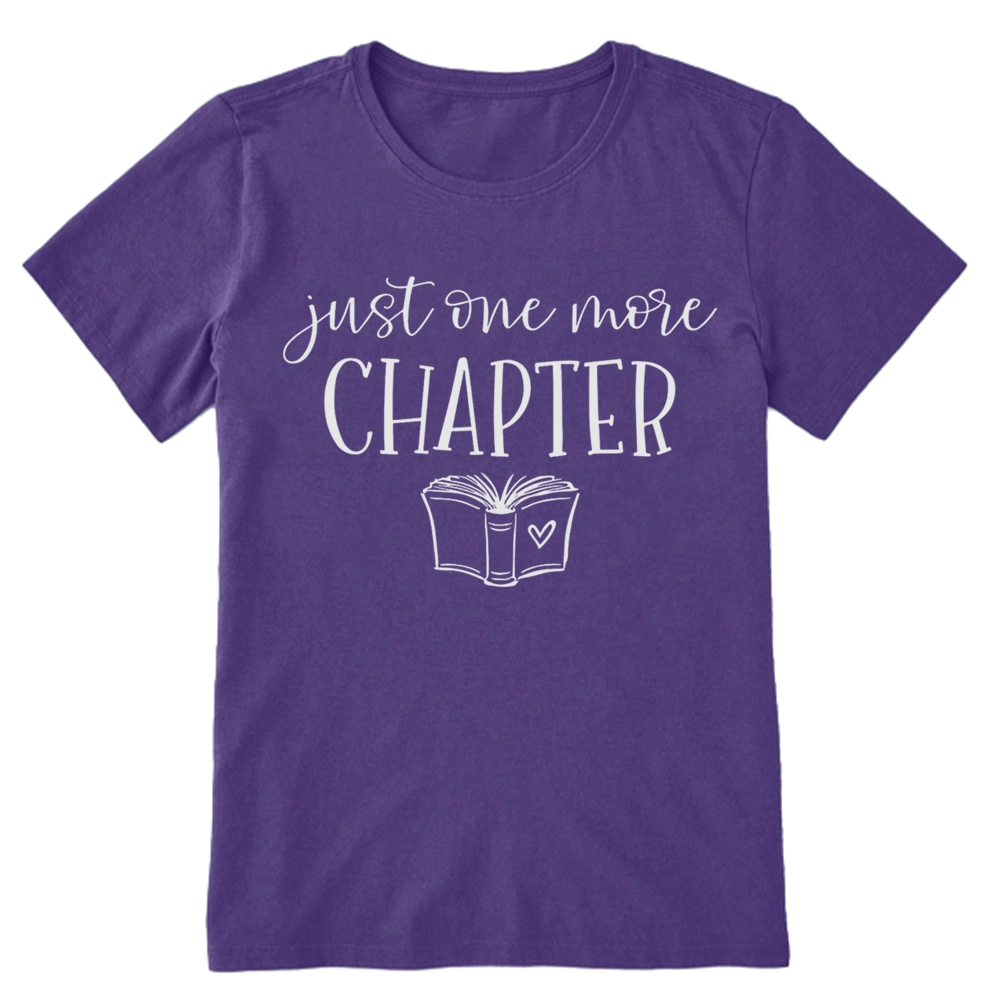 Pagewings Just One More Chapter Reading Book Unisex Classic T-shirt