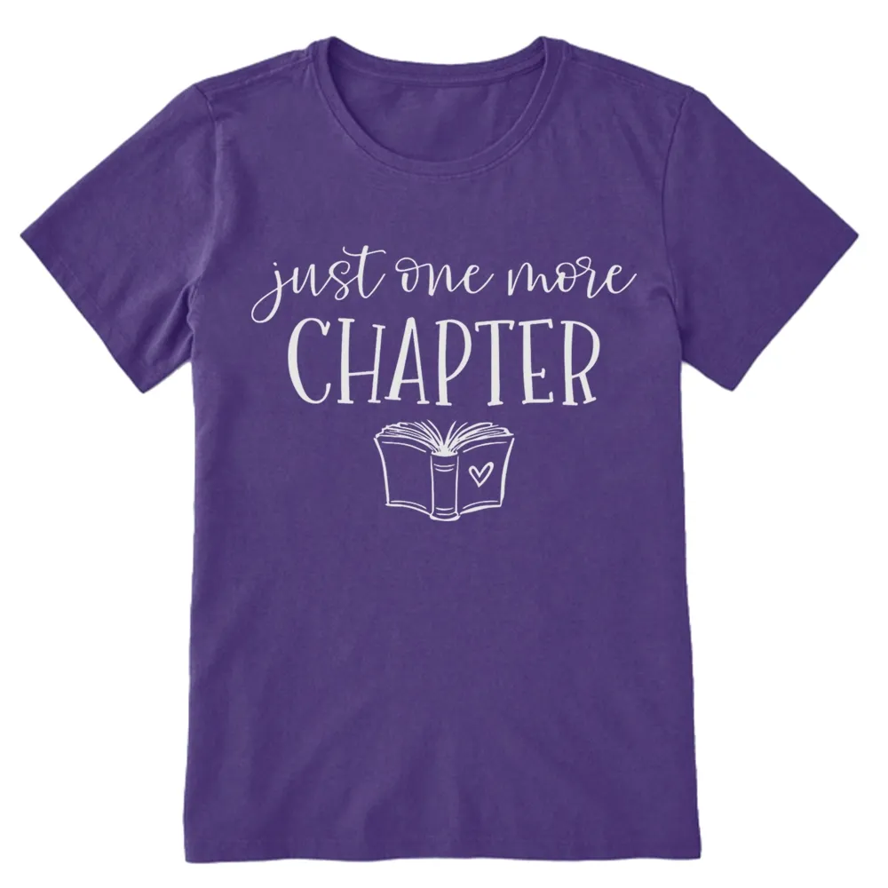 Pagewings Just One More Chapter Reading Book Unisex Classic T-shirt