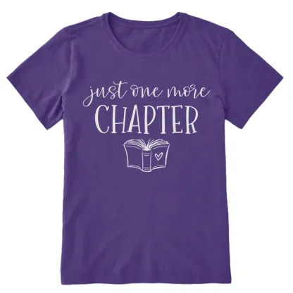 Pagewings Just One More Chapter Reading Book Unisex Classic T-shirt