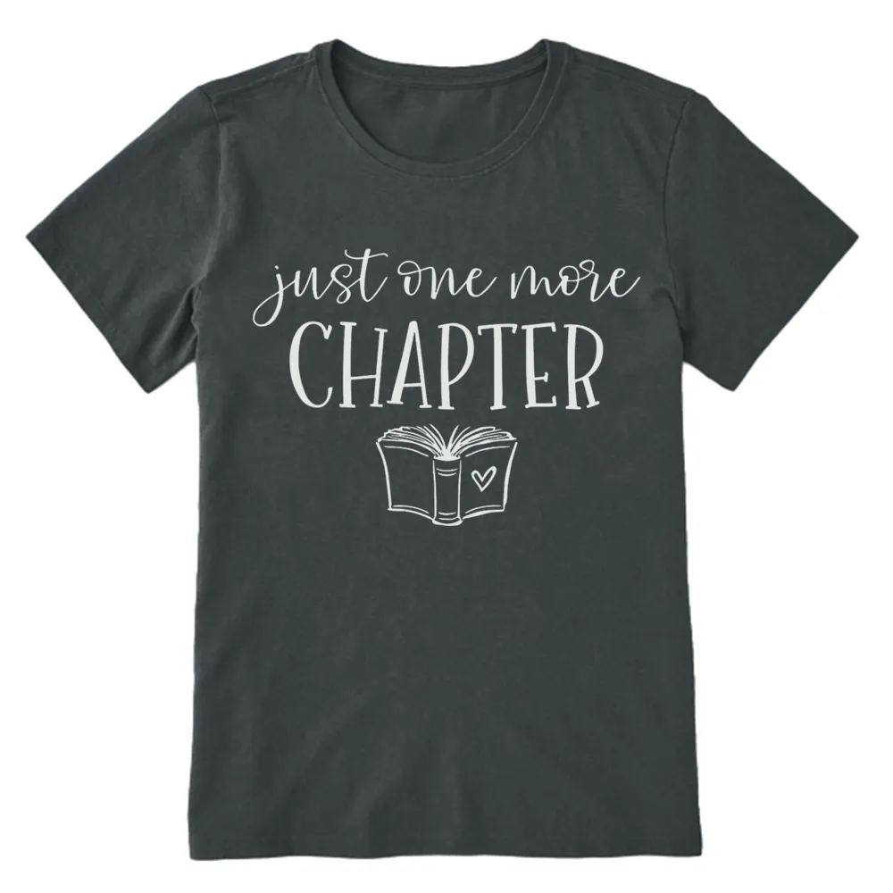 Pagewings Just One More Chapter Reading Book Unisex Classic T-shirt