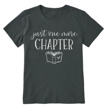 Pagewings Just One More Chapter Reading Book Unisex Classic T-shirt
