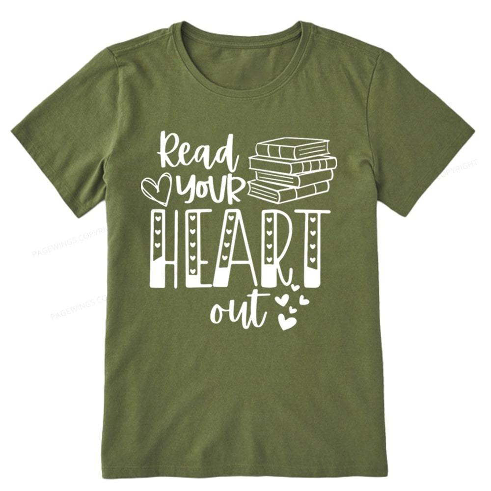 Pagewings Valentine Sweatshirt Read Your Heart Unisex Classic T-shirt