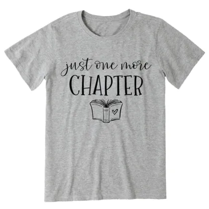 Pagewings Just One More Chapter Reading Book Unisex Classic T-shirt