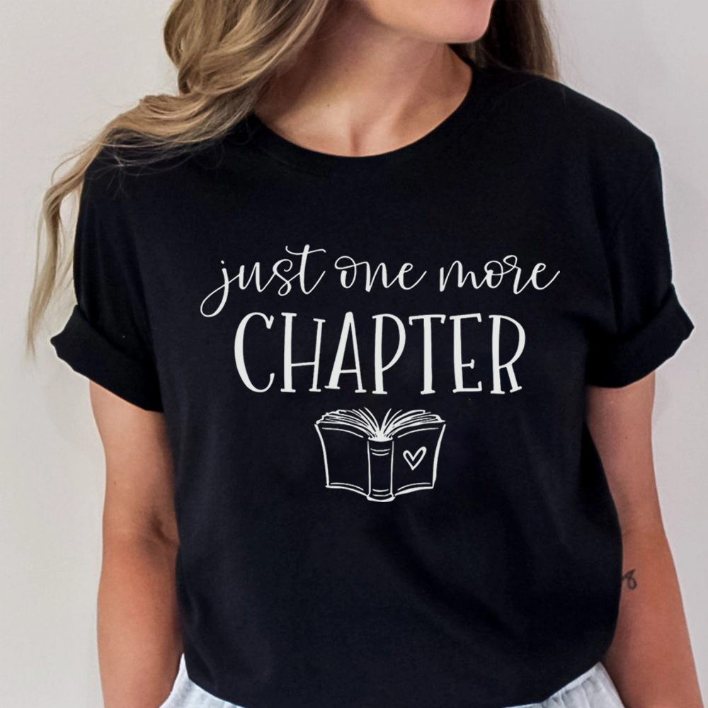 Pagewings Just One More Chapter Reading Book Unisex Classic T-shirt