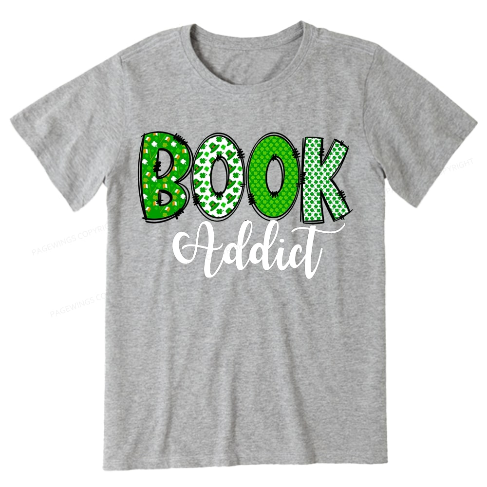 Pagewingsread t Patrick's Day Gift for bookworm,Book Lovers Unisex Classic T-shirt