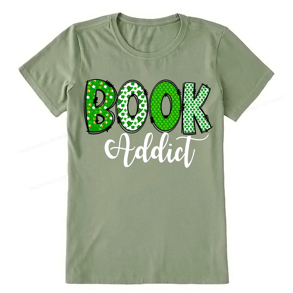 Pagewingsread t Patrick's Day Gift for bookworm,Book Lovers Unisex Classic T-shirt