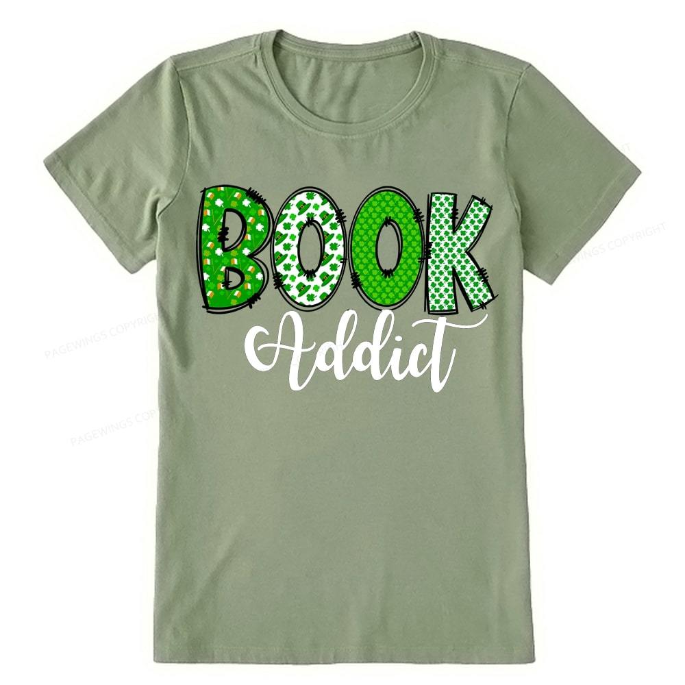 Pagewingsread t Patrick's Day Gift for bookworm,Book Lovers Unisex Classic T-shirt