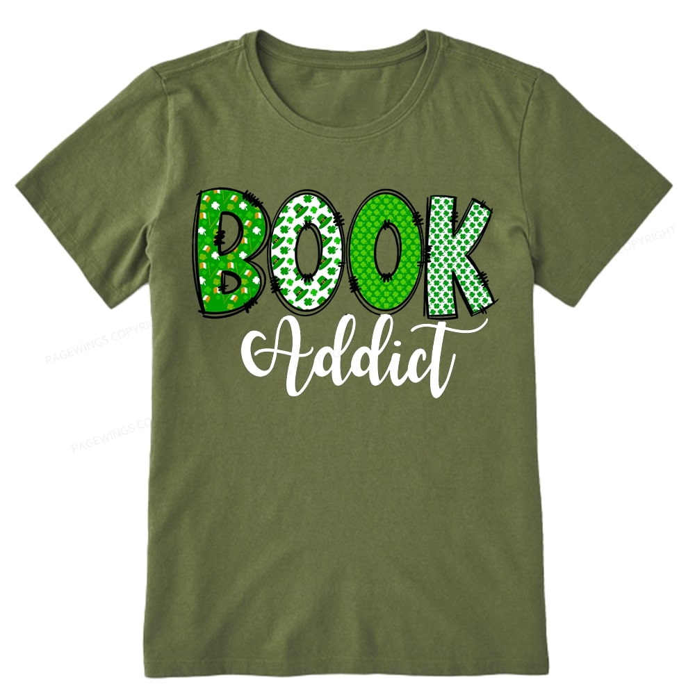 Pagewingsread t Patrick's Day Gift for bookworm,Book Lovers Unisex Classic T-shirt