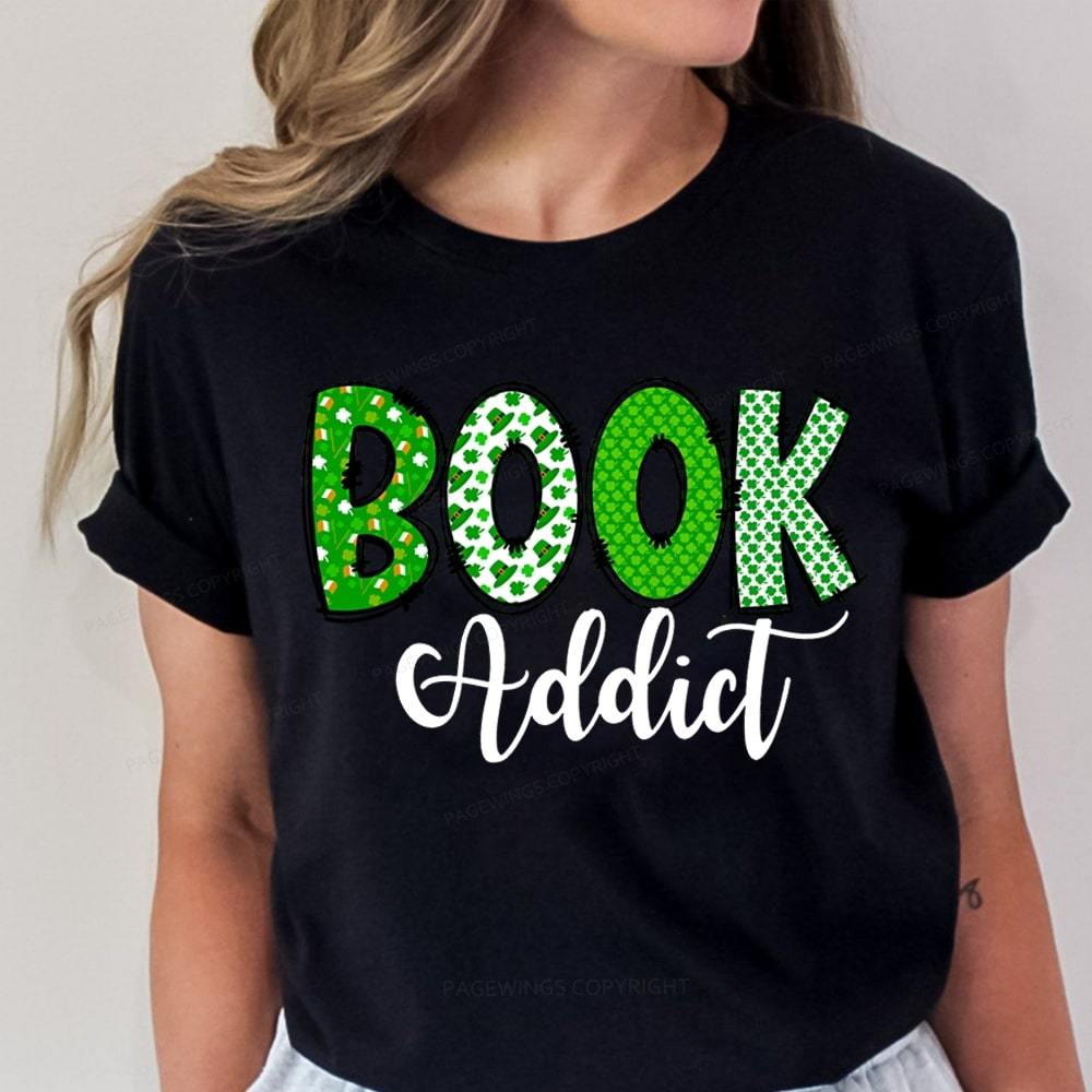Pagewingsread t Patrick's Day Gift for bookworm,Book Lovers Unisex Classic T-shirt