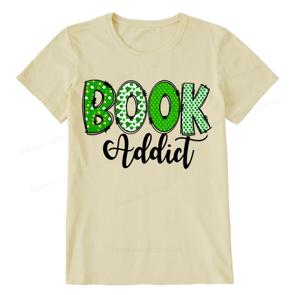 Pagewingsread t Patrick's Day Gift for bookworm,Book Lovers Unisex Classic T-shirt