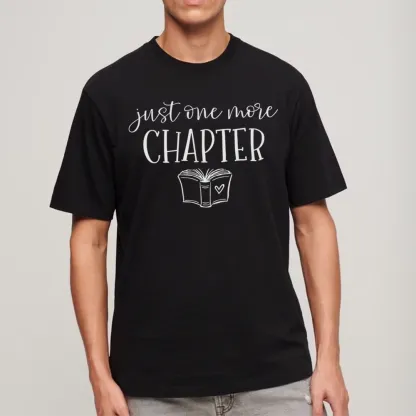Pagewings Just One More Chapter Reading Book Unisex Classic T-shirt