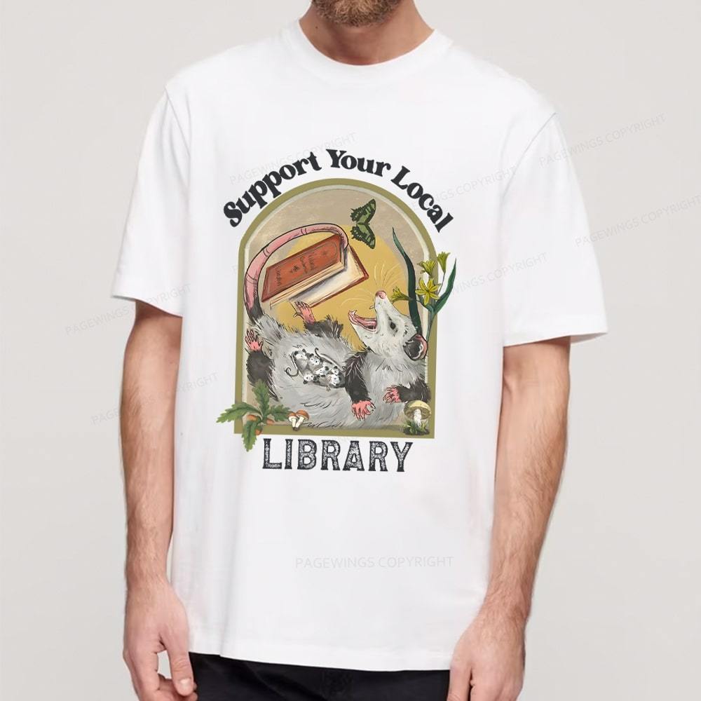 Pagewings Library Readers Make Leaders Jersey Short Sleeve Tee Unisex Classic T-shirt
